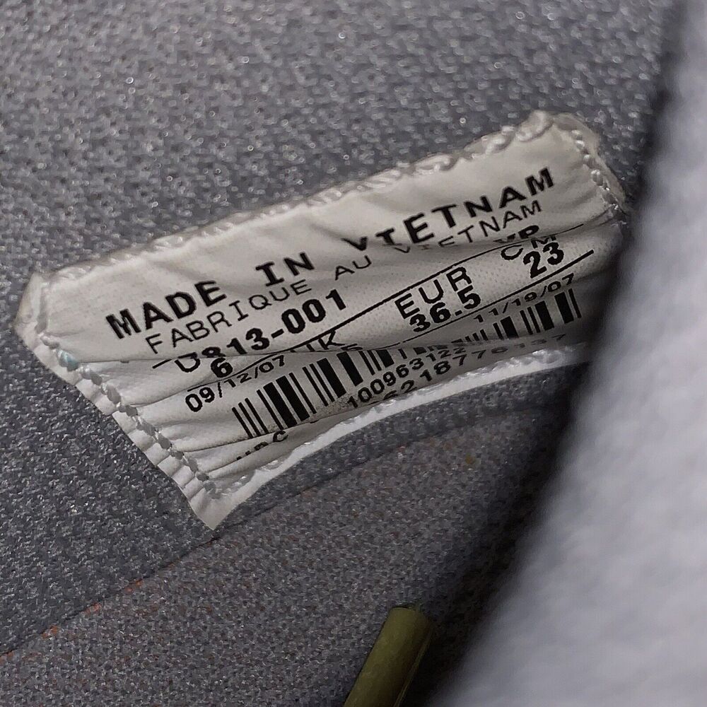 Nike Air Dunk Low Gray Laser*RARE YELLOW LACE*Pink Womens 6~2007 - Picture 15 of 15
